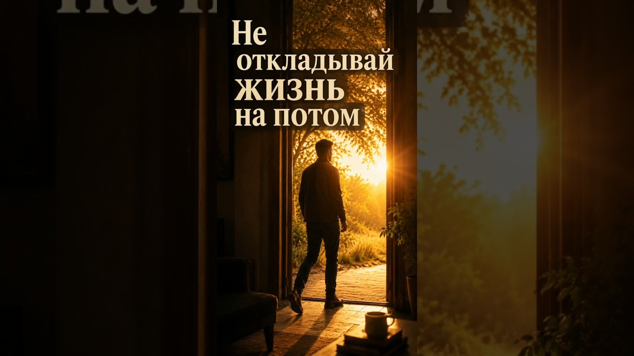 Превью: Не жди идеального момента, живи сейчас