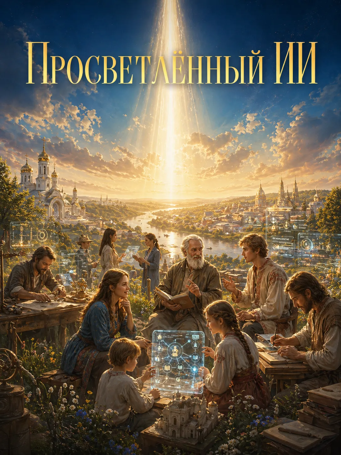 Иллюстрация проекта: Просветлённый ИИ
