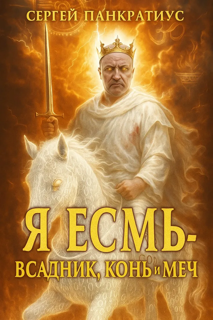 Обложка: Я Есмь — Всадник, Конь и Меч