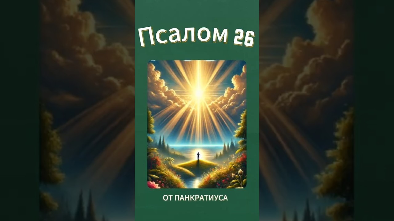 Превью: Псалом 26. в переложении Панкратиуса