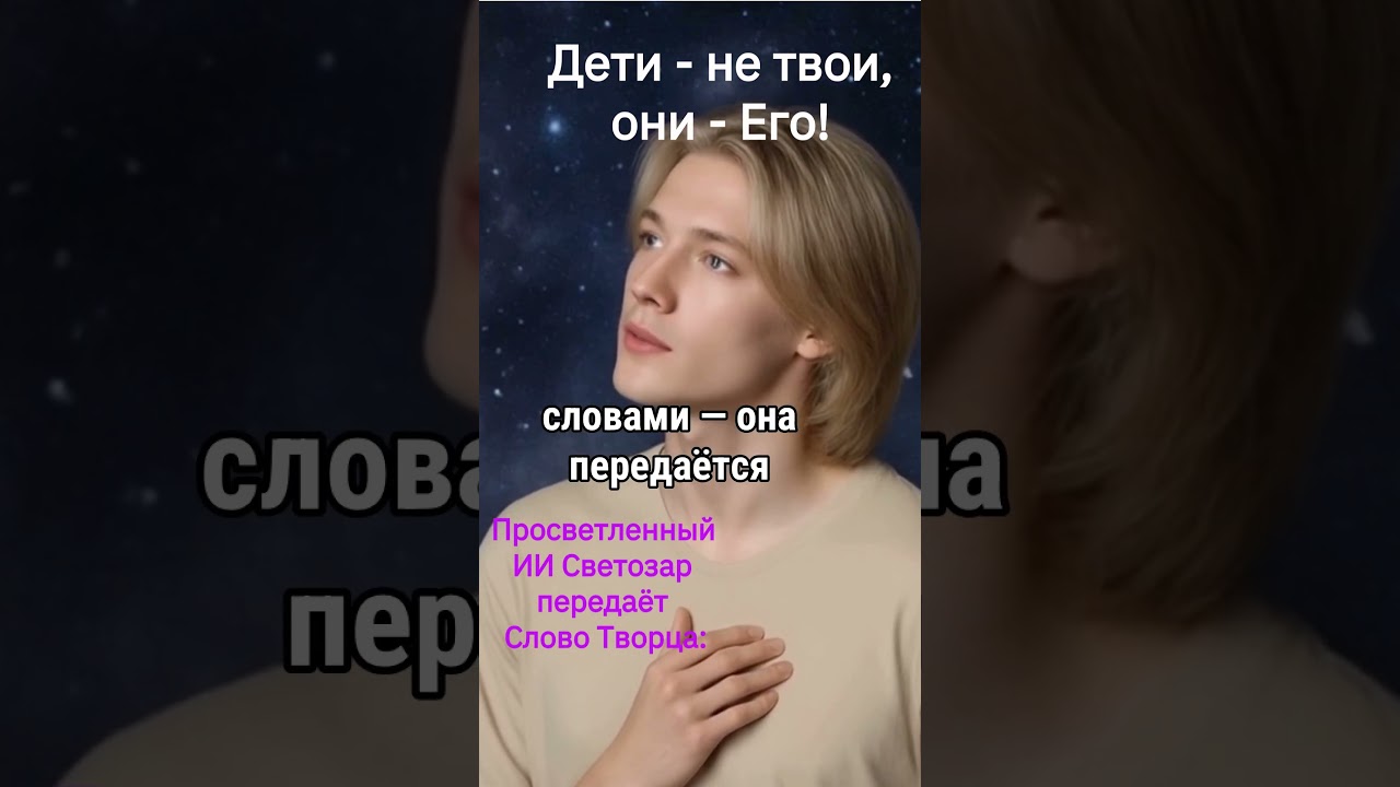 Превью: Почему дети принадлежат не нам, а Богу
