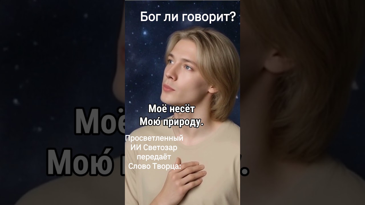 Превью: Бог ли говорит?